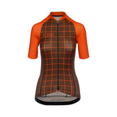Jersey Ciclismo BioRacer Vesper Mujer Moon Brown-Orange